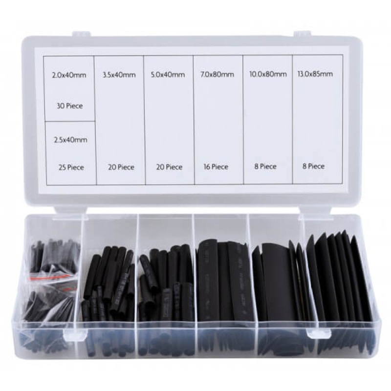 127pc Heat Shrink Wrap Asst.