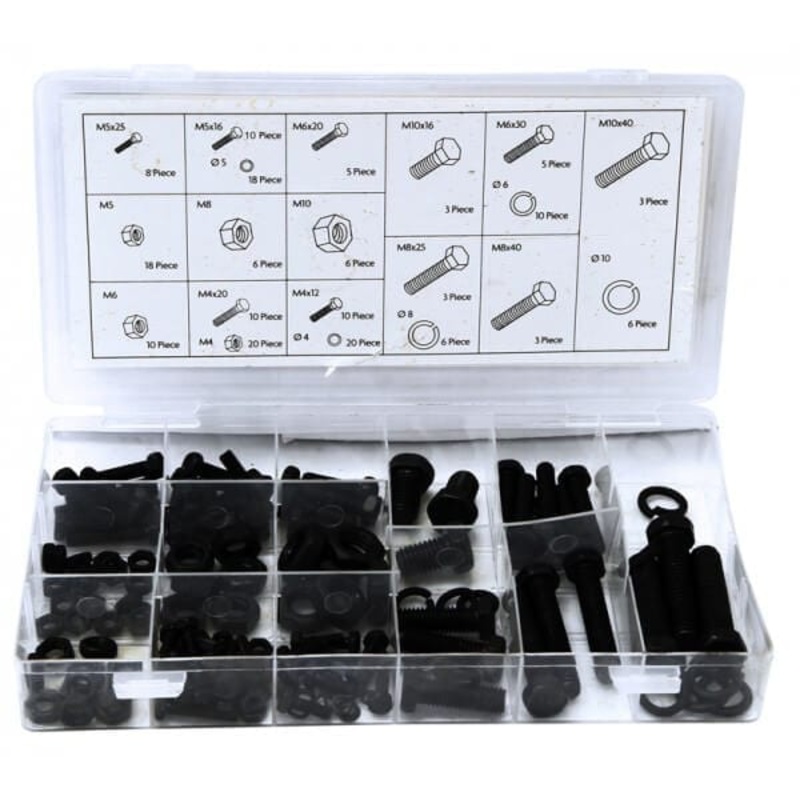 180pc Nut & Bolt Assortment
