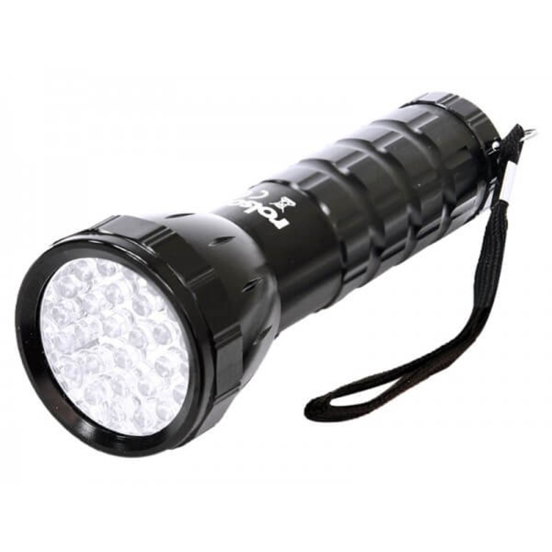 28 LED Aluminium Torch (61671) supplied with batteries and wrist strap