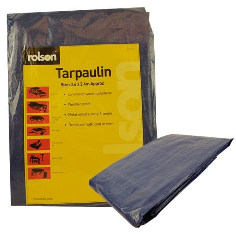 3.6 x 2.4m Tarpaulin (12'x8')