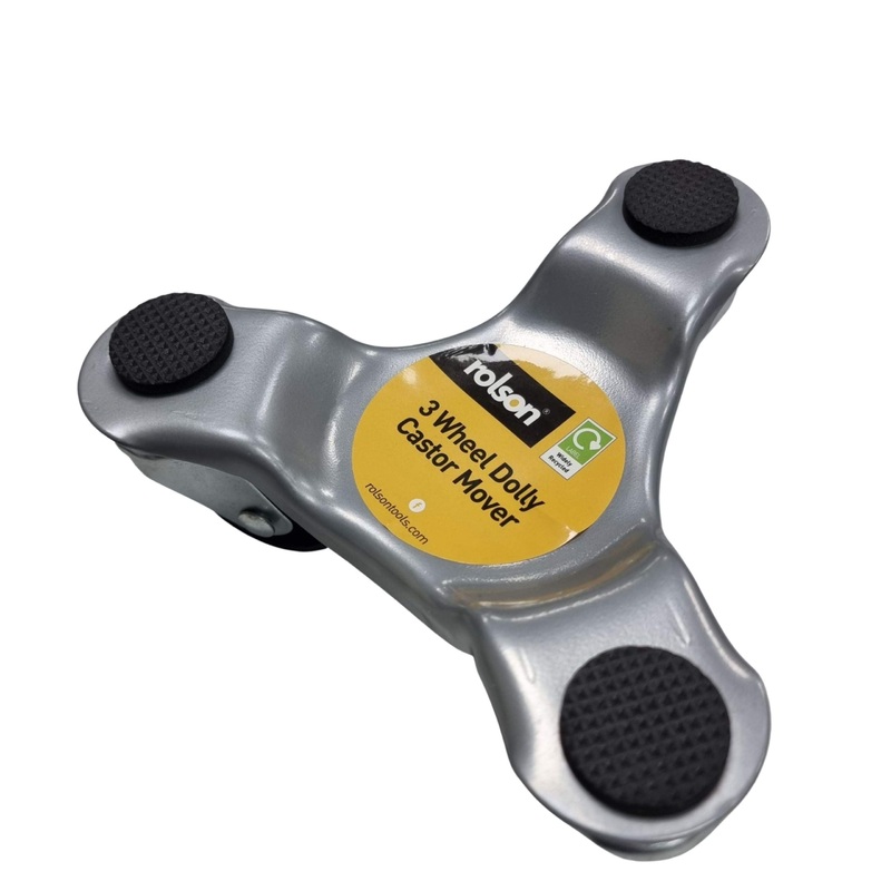 3 Wheel Dolly 61300 with 360degree Rotation : High Load Capacity (60Kg) and Soft Cushioning