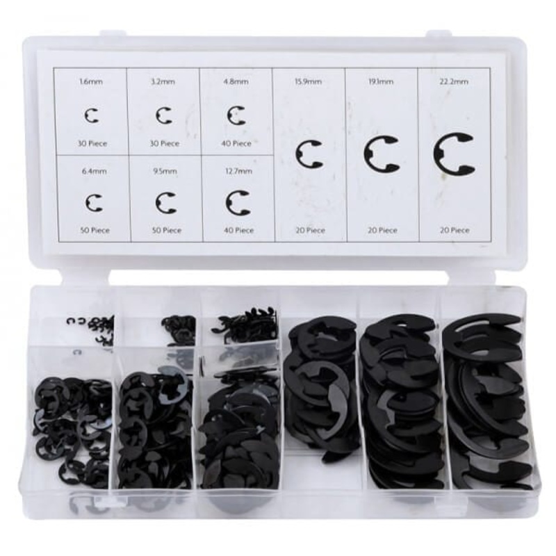 300pc E Clip Assortment