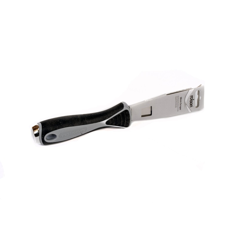38mm Scraper with soft grip and stainless steel blade