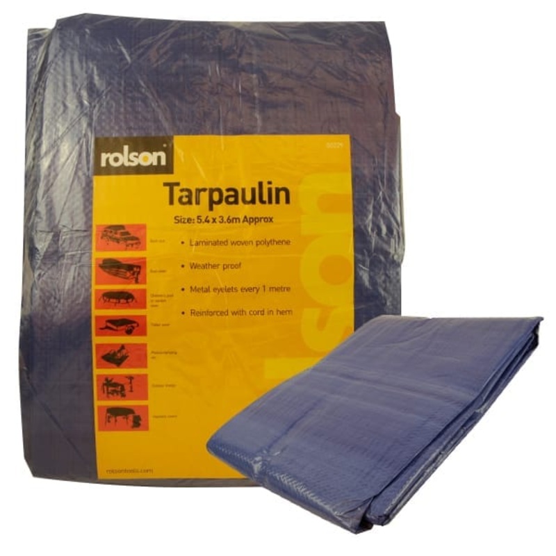 5.4 x 3.6m Tarpaulin (18'x12') 80229
