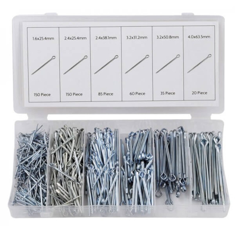 500pc Cotter Pin Assortment