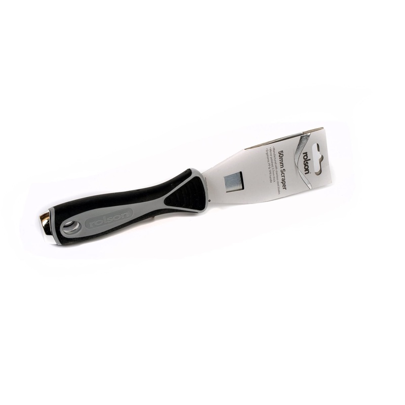 50mm Scraper with soft grip and stainless steel blade