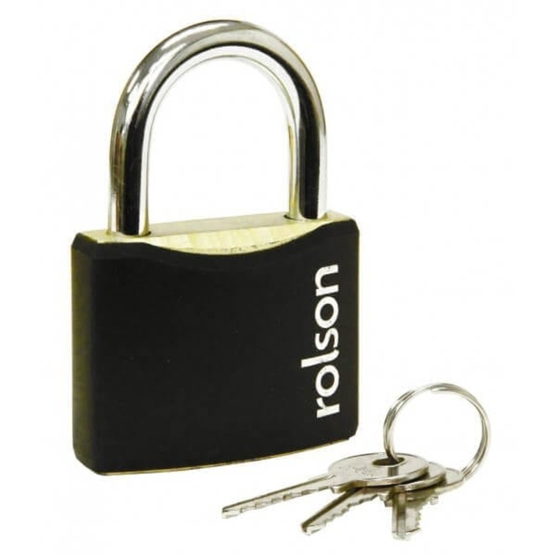 60mm Black Padlock