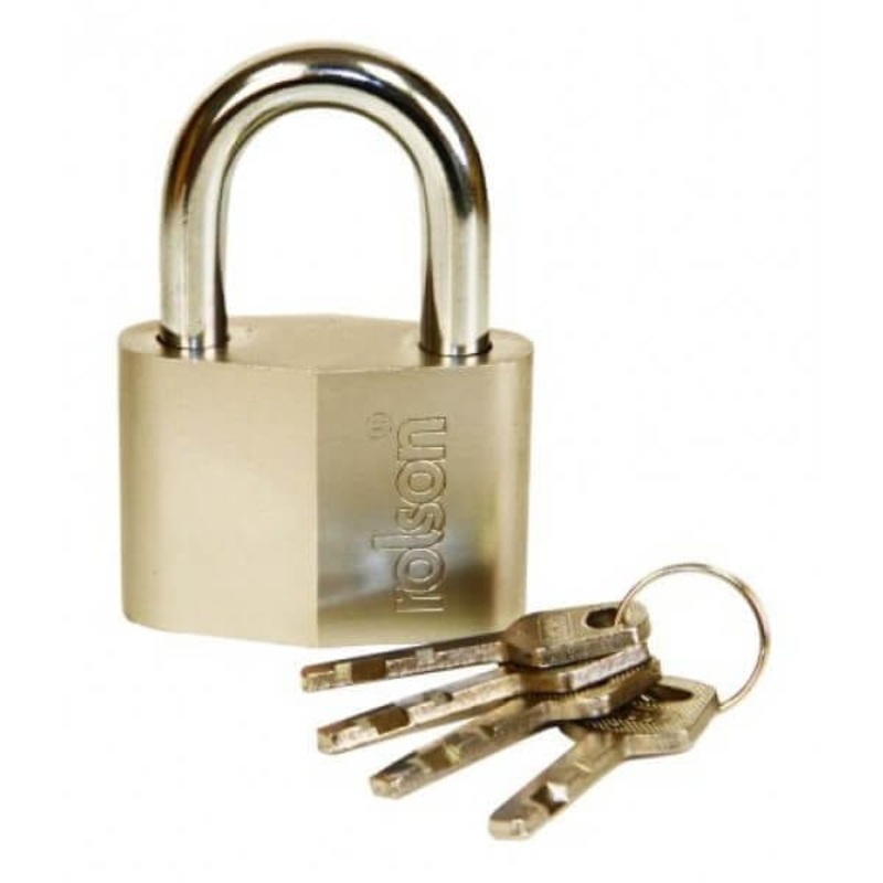 60mm Solid Steel Padlock 4 keys