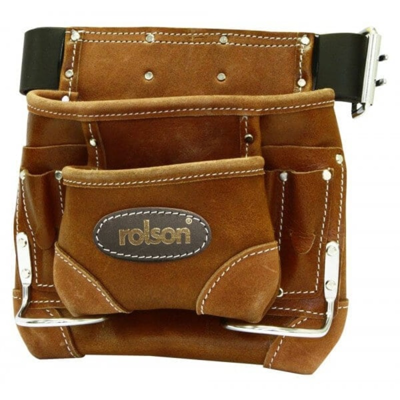 Brown Single Tool Pouch with Belt 68877