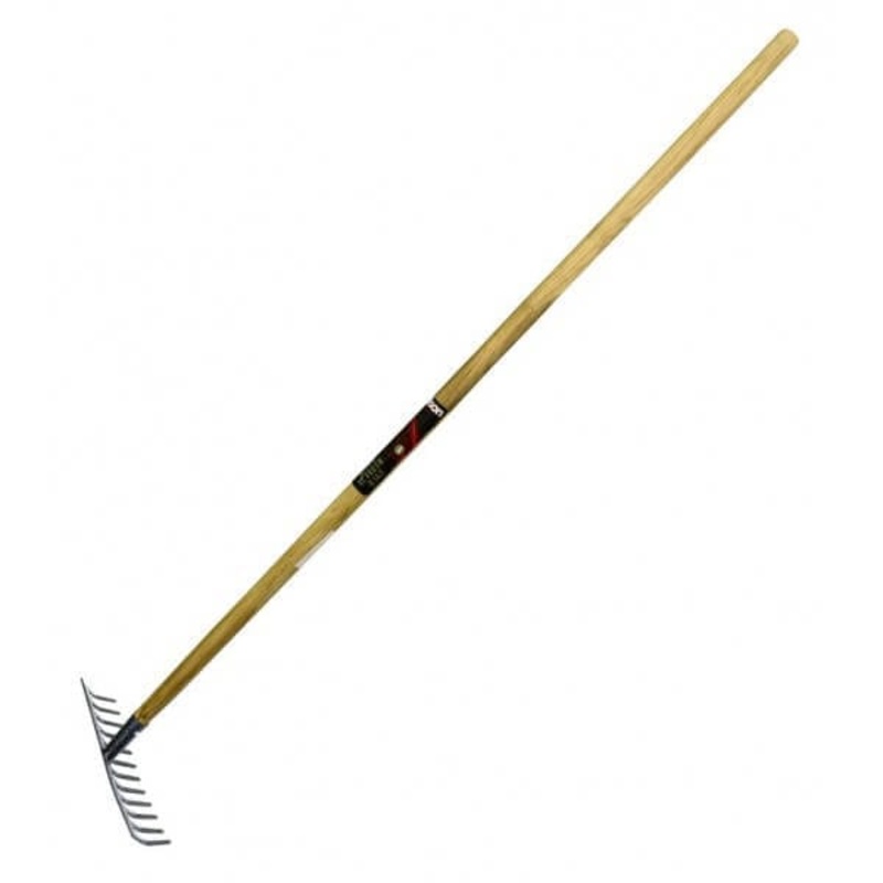 Carbon Steel Garden Rake Ash Handle 82657