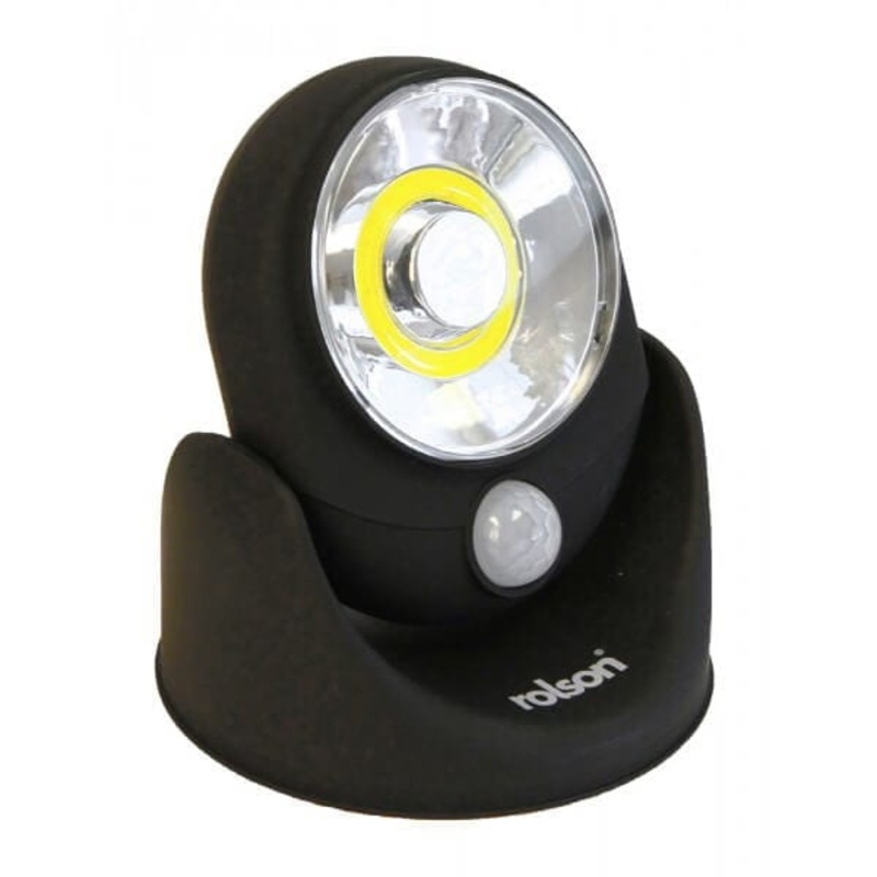 COB Motion Sensor Light Black 61688