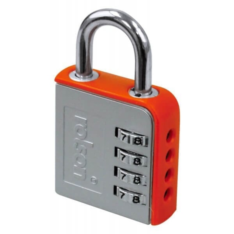 Combination Padlock 45mm ( 66498 ): 4 digit security with 6mm thick shackle