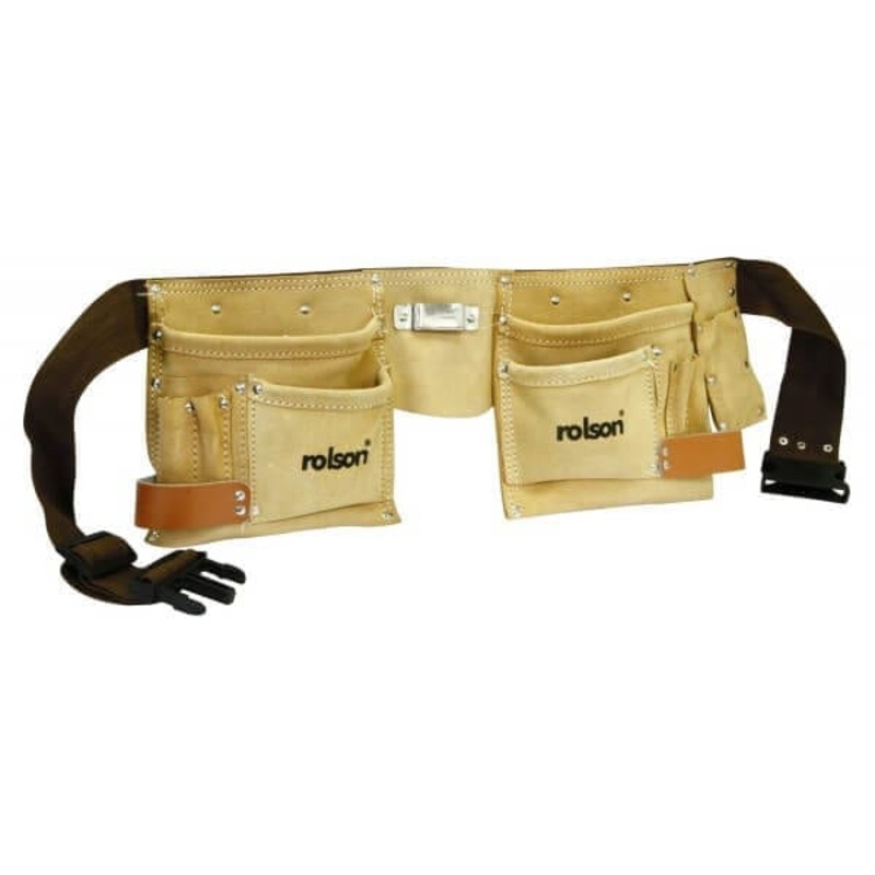 Economy Double Tool Pouch Leather