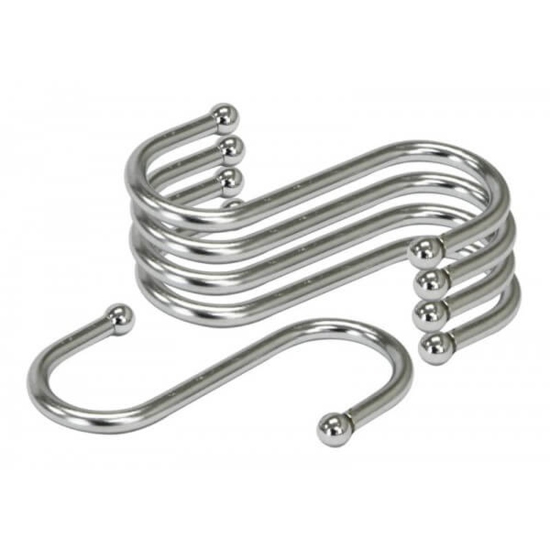 'S' Hook 50mm 60906 - 5 pieces:  Great For Tidying and Organising