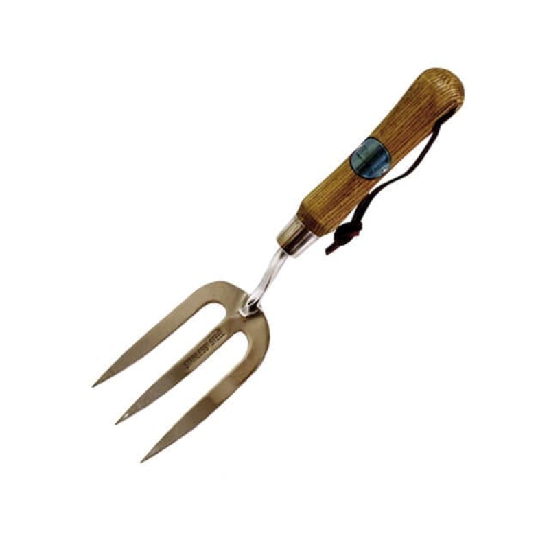 Stainless Steel Hand Fork with Ash Handle