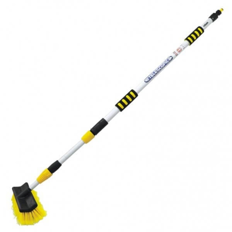 Water Fed Wash Brush ( 61011 ) 3m long Lightweight Telescopic Handle, Brush Head and  Squeegee
