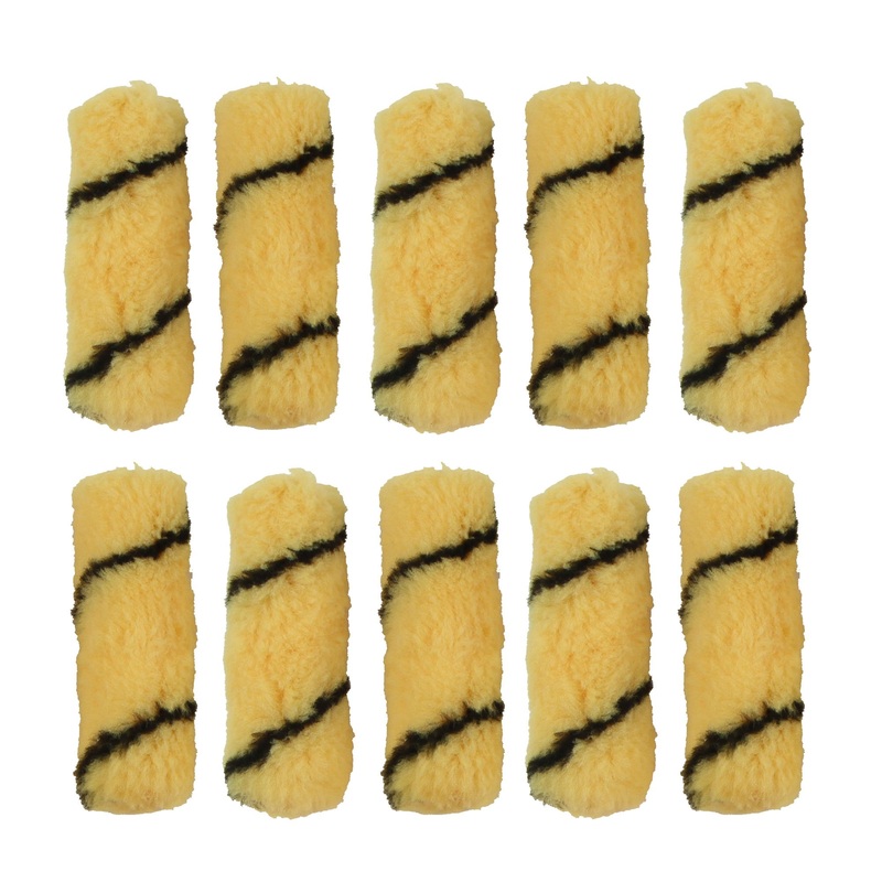 100mm (4 inch ) Tiger Stripe Roller Sleeves 61126 - Bulk pack of 10