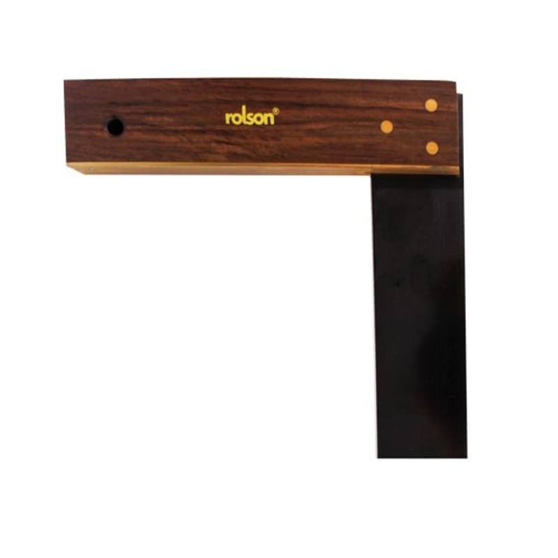 150mm Hardwood Try Square 56809: brass edge,steel blade and hardwood stock