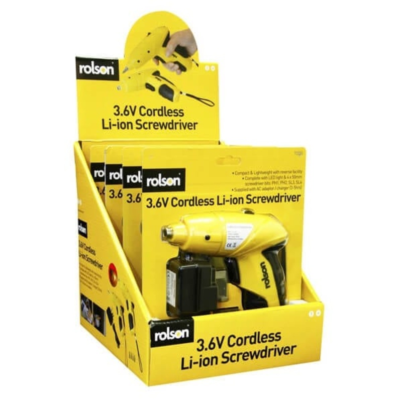 3.6V Li-Ion Cordless Screwdriver