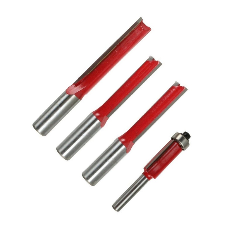 4pc TCT Kitchen Worktop Router Bit Set 48578