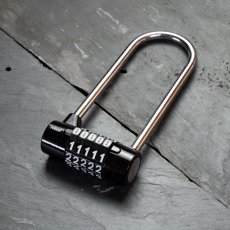 5 Digit Combination High Security Padlock (66452) with Long Shackle 120mm