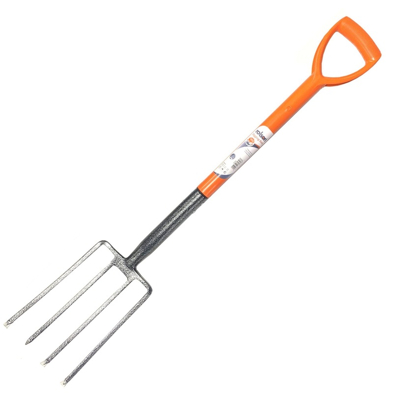 Carbon Steel Digging Fork ORANGE