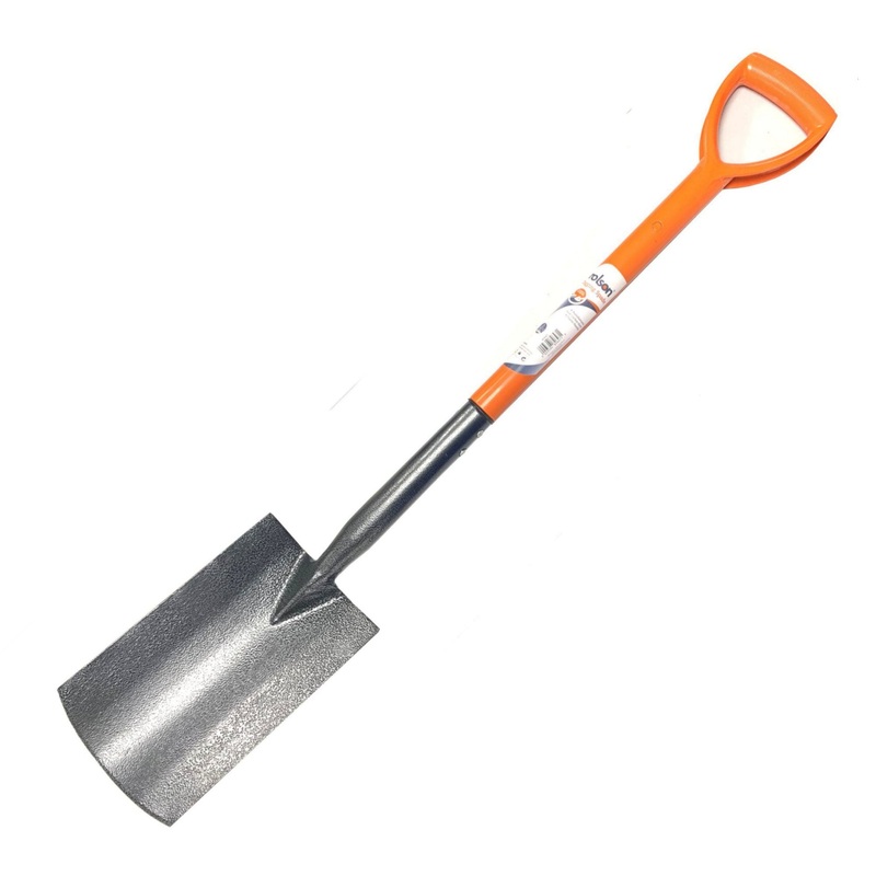 Carbon Steel Digging Spade ORANGE