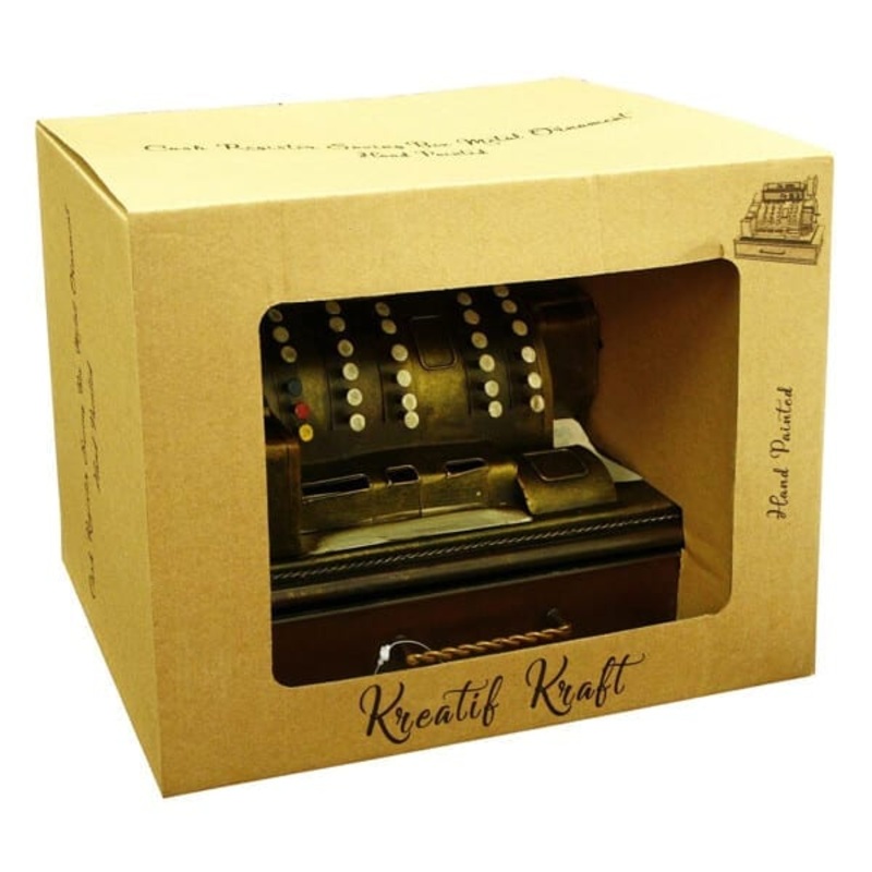 Cash Register metal ornament