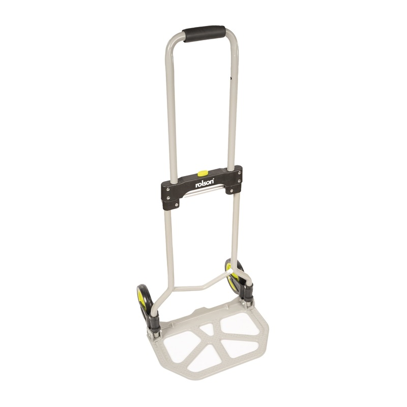 Folding and Extending Hand Truck (42517) 60Kg carrying capacity, small storage footprint with 135mm wheels and large toe plate