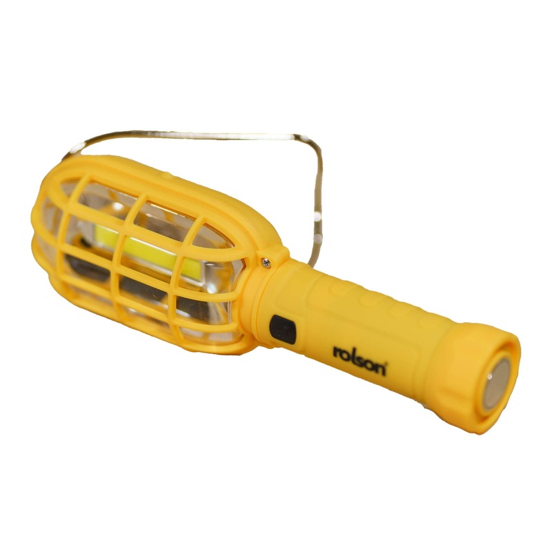 LED Caged Worklight 61589 - 3W COB with warning light