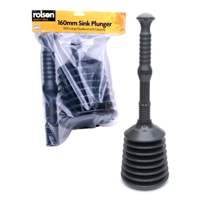 Sink Plunger 160mm Mouth