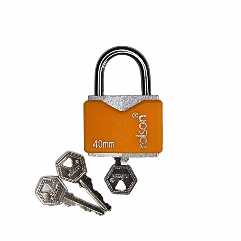40mm Iron Padlock 66544 with 3 keys and protective jacket