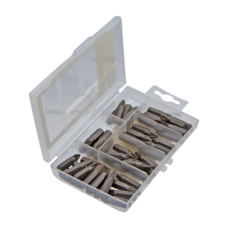 50 Piece PZ2 x 25mm Screwdriver Bits