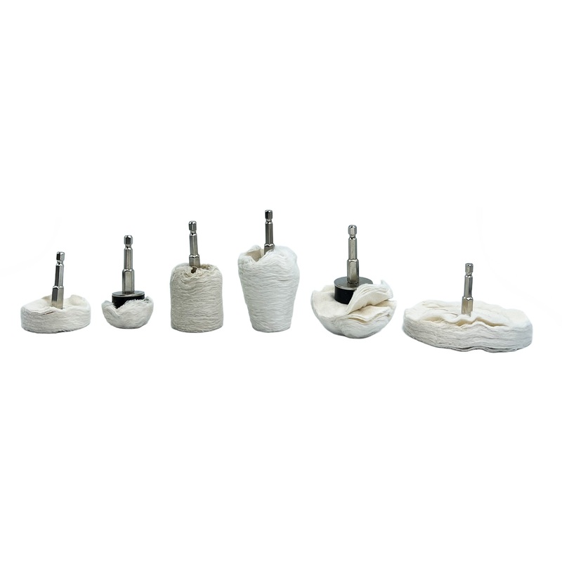 6 Piece " Hex Shank Polishing & Buffing Pads