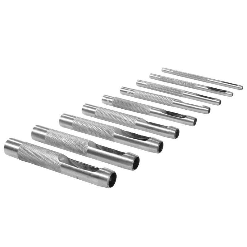 9 Piece Hollow Punch Set