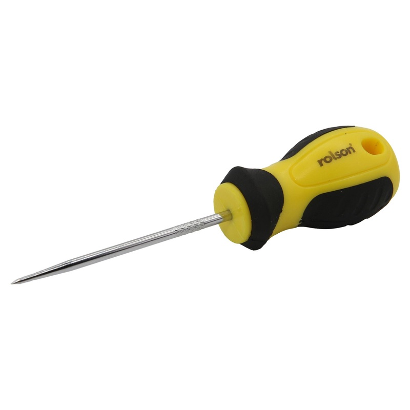 Carpenters Bradawl 48570 : 75mm long blade and comfort handle