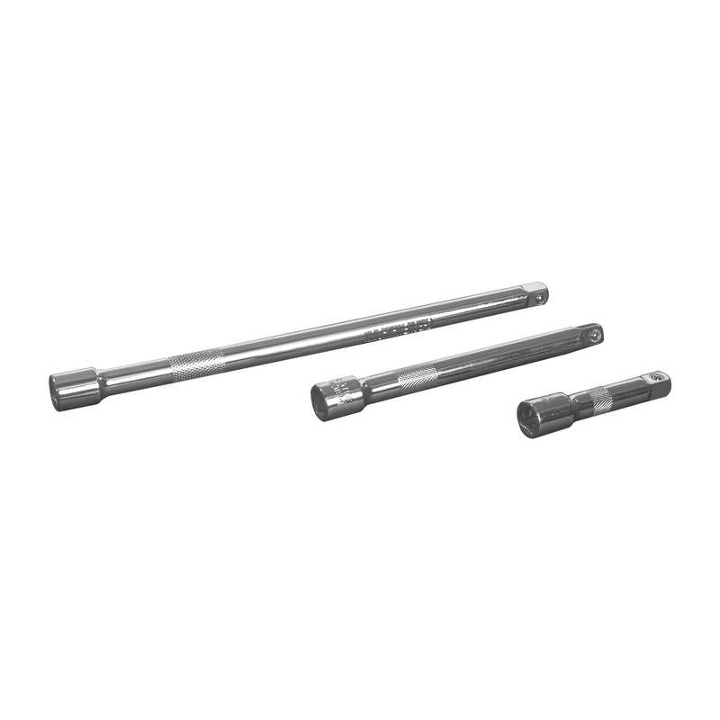 Extension bars " Drive (38657): 3 pieces 75mm, 150mm & 250mm