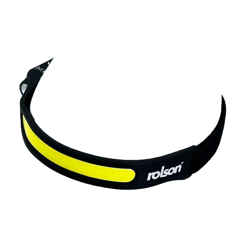 Head Lamp ( 61466 ) - Rechargeable 12cm COB Band Light with Spotlight