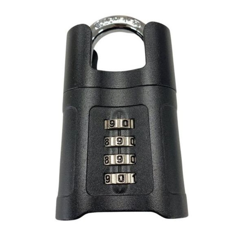Heavy Duty Combination Padlock (66510) : 4 digit combination and shroud for extra security