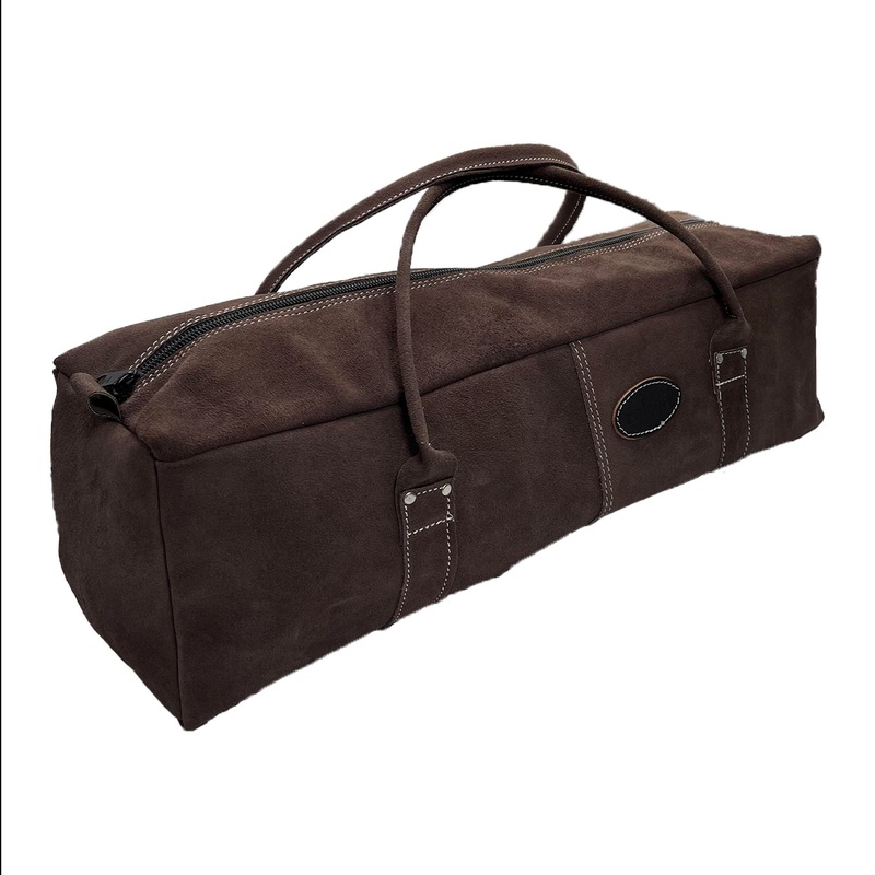 Large Leather Contractor Tool Bag 68282: 600 x 200 x 175mm