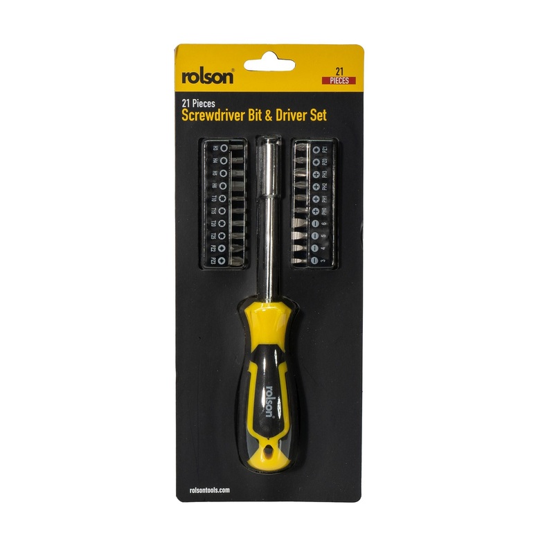 Screwdriver Holder and Bit Set ( 28397 ): 21 pieces