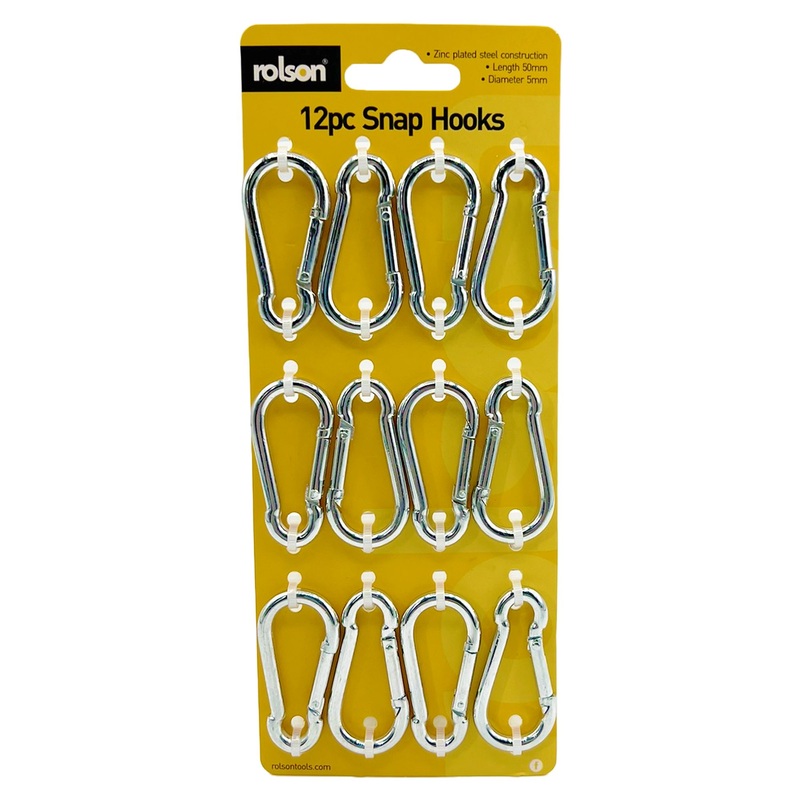 Snap Hooks 50mm x 24mm 60926 (12 pieces)