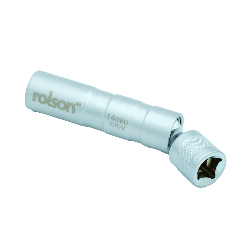 Thin Wall Magnetic 14mm (3/8" drive) Spark Plug Socket 38608 with Swivel Action