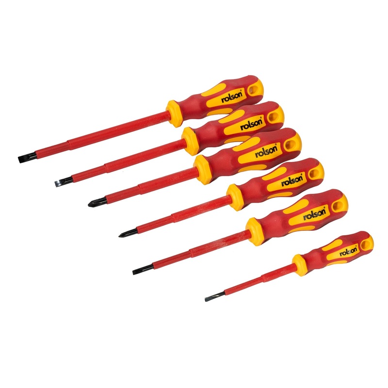 VDE Screwdriver Set ( 28736 ) - 6 piece assorted lengths and tips