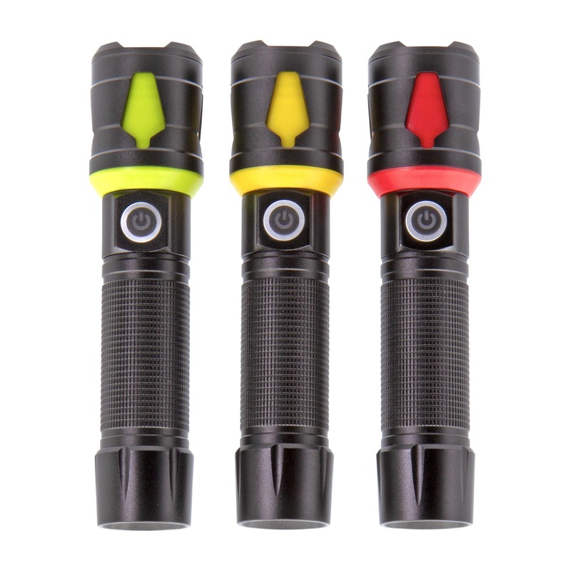 10W Rechargeable Aluminium Torch - (61476)