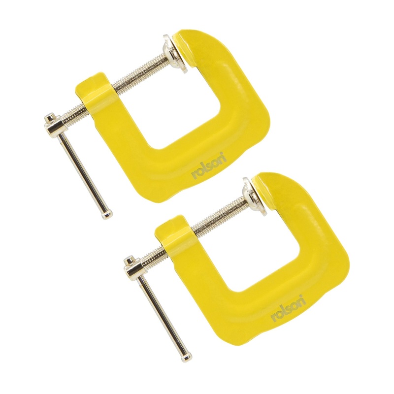 2 Piece 25mm Sheet Steel G-Clamps