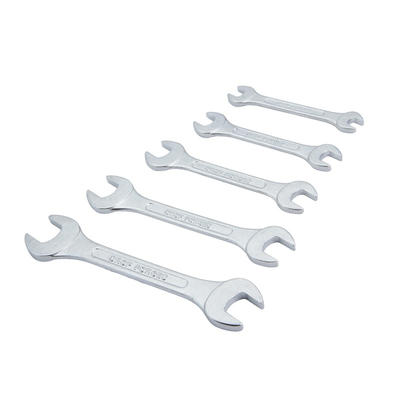 5 Piece Double Open End Spanner Set